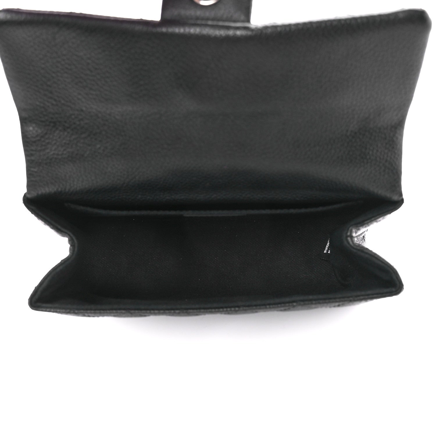 Chanel Grained Calfskin Quilted 2.55 Reissue Flap Belt Bag Clutch Black 5 of 12