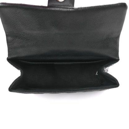 Chanel Grained Calfskin Quilted 2.55 Reissue Flap Belt Bag Clutch Black 5 of 12