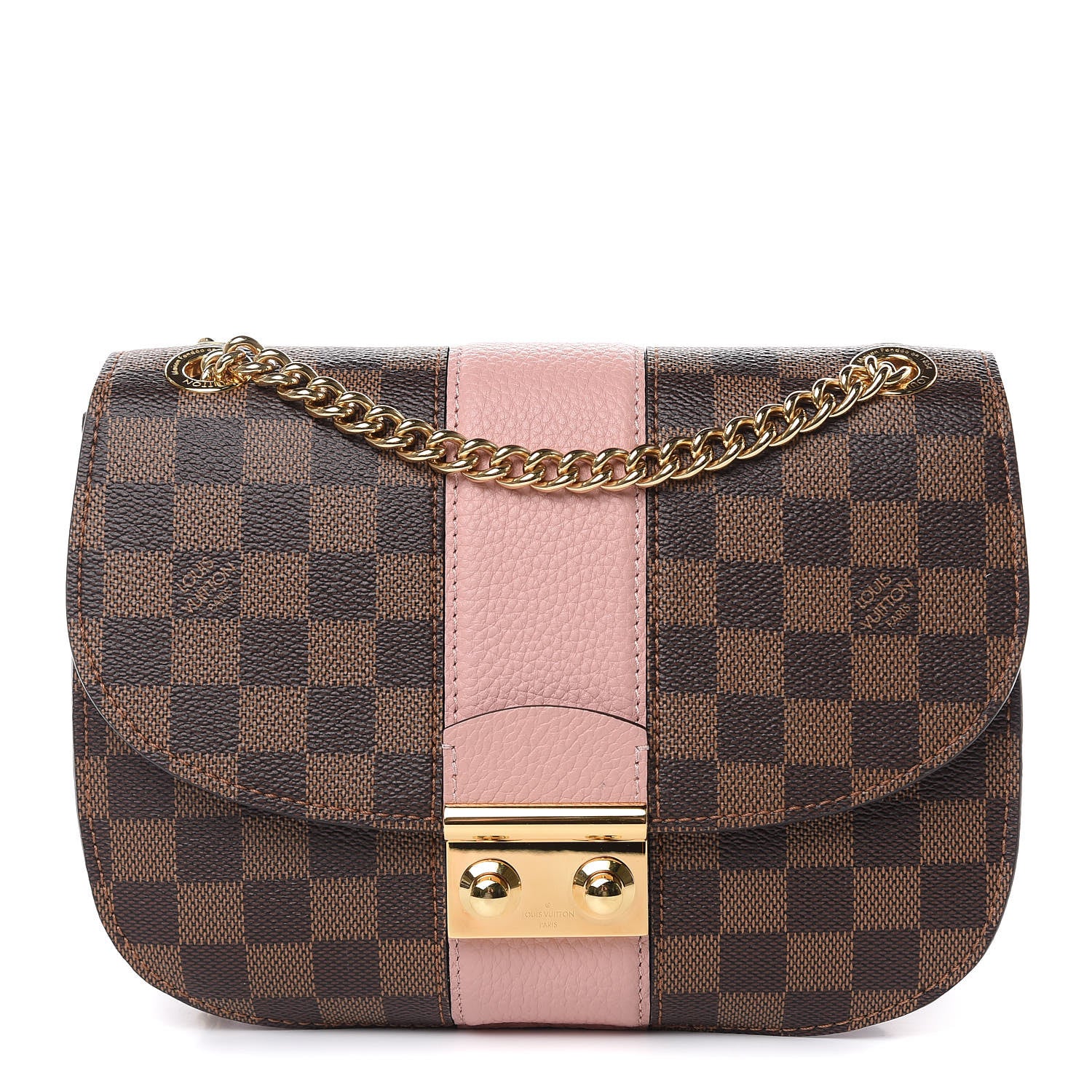 Louis Vuitton Damier Ebene Cuir Taurillon Wight Magnolia 1 of 9