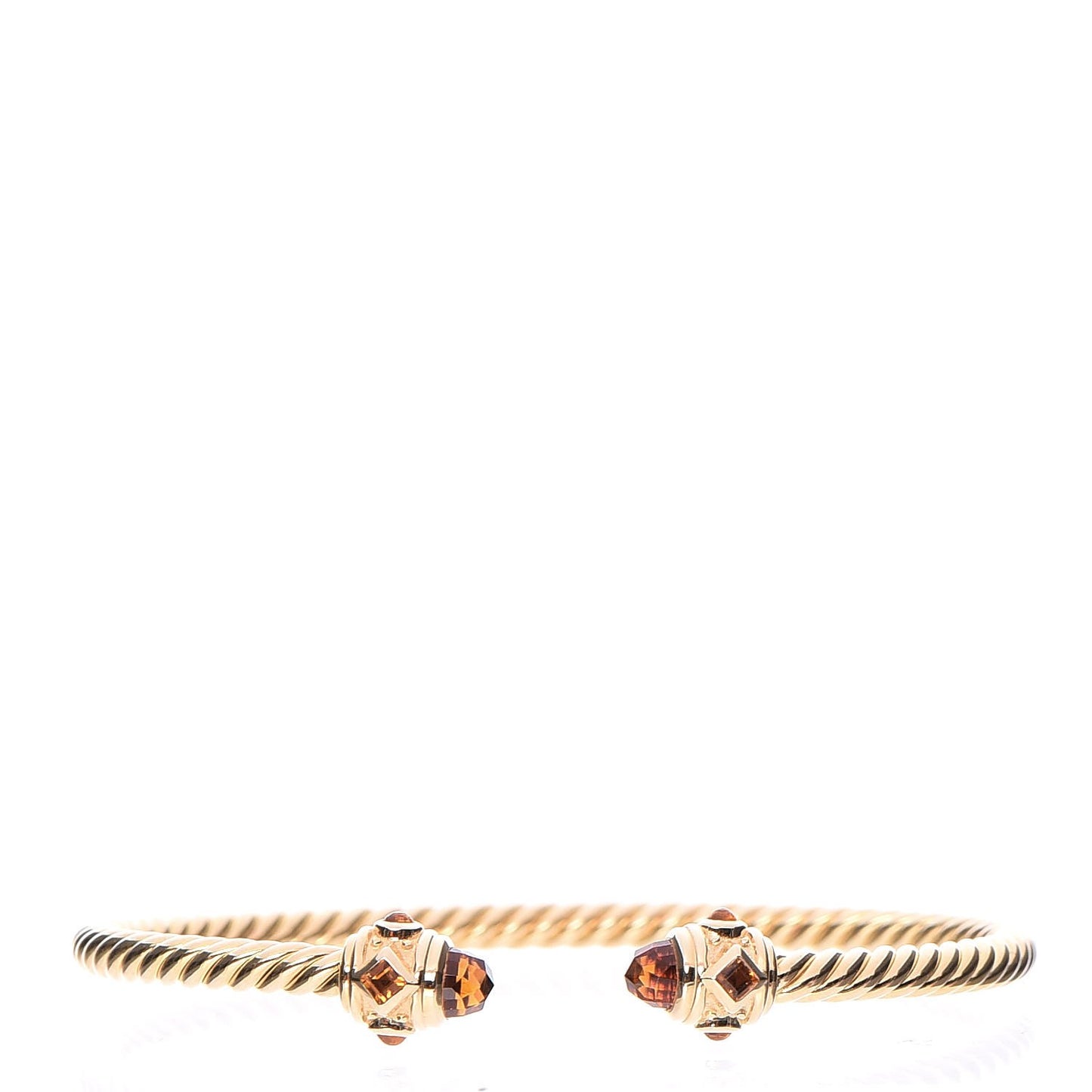 18K Yellow Gold Madeira Citrine 3.5mm Renaissance Bracelet M
