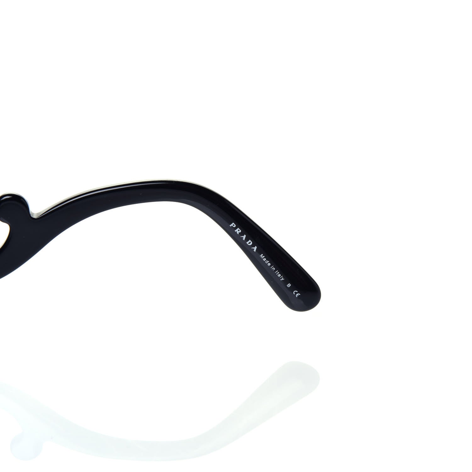 Prada Acetate Baroque Sunglasses SPR 27O Black 5 of 7