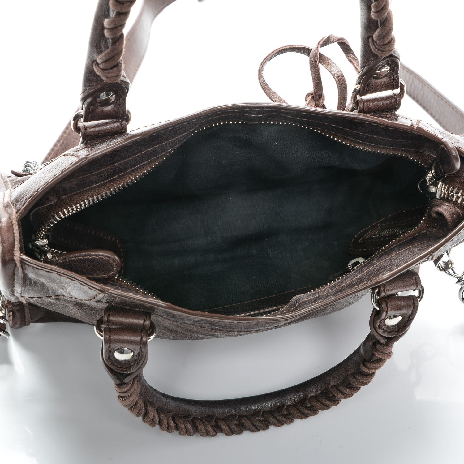 Balenciaga Agneau Giant 12 Silver Hardware Mini City Cigare Fonce 6 of 8