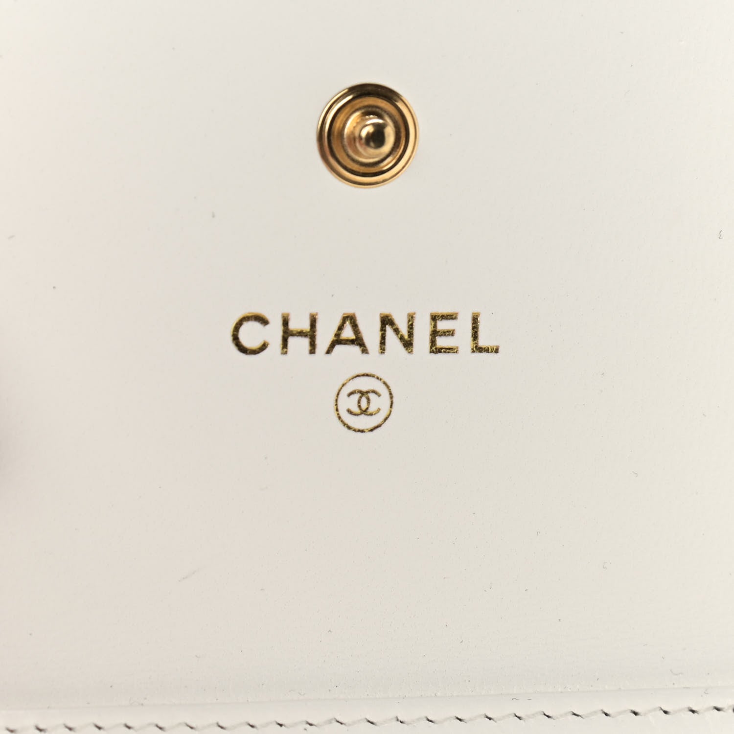Chanel Lambskin Quilted Romance Clutch With Chain White 6 of 10