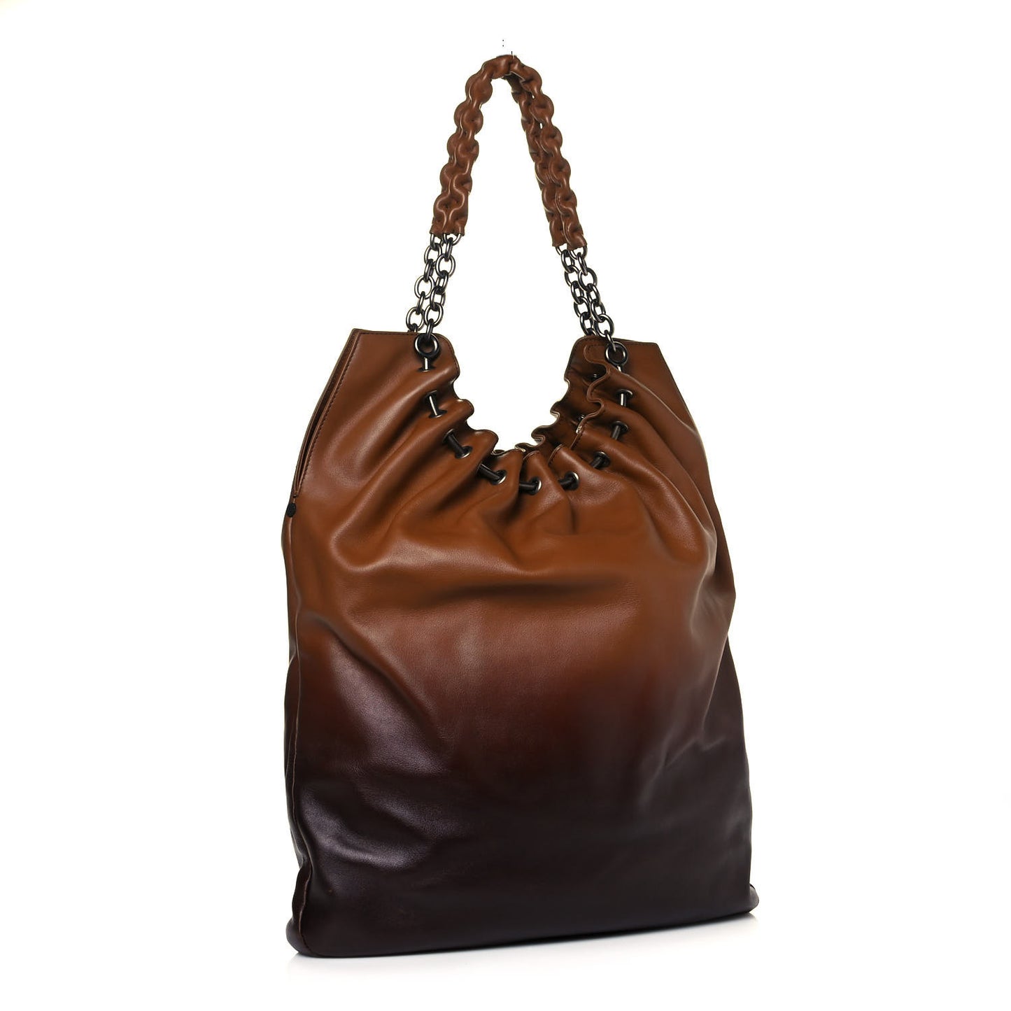 Calfskin Shoulder Bag Cognac