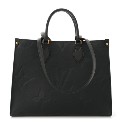 Louis Vuitton Empreinte Monogram Giant Onthego MM Black 1 of 12