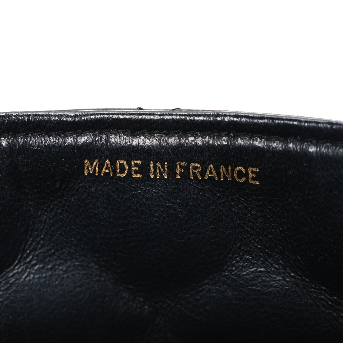 Lambskin Quilted Jumbo Single Flap Black