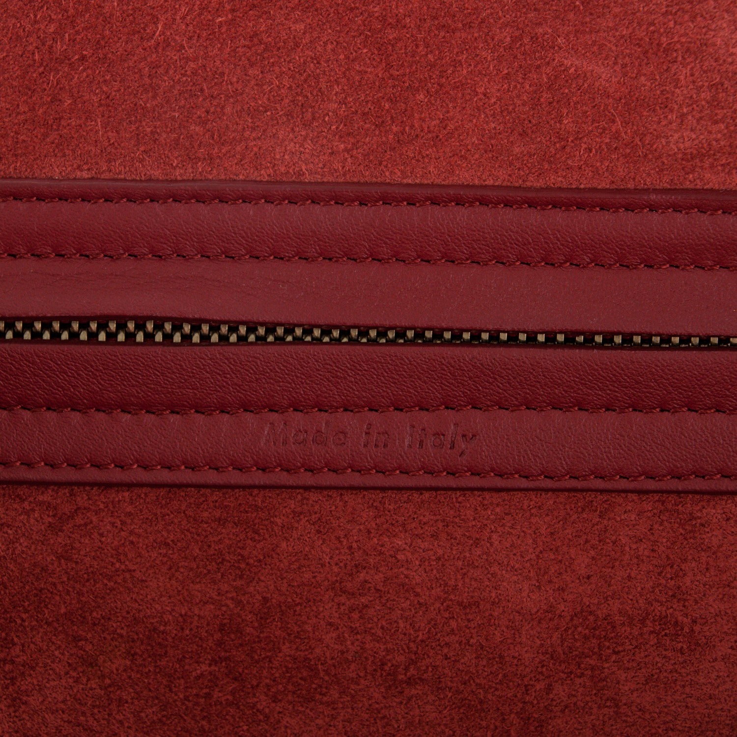 Celine Supple Calfskin Medium Phantom Luggage Red 6 of 6