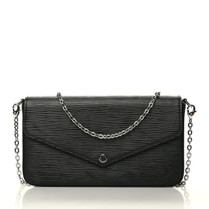 Louis Vuitton Epi Pochette Felicie Black 1 of 12
