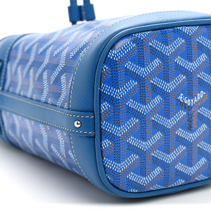 Goyard Goyardine Petit Flot Mini Bucket Bag Sky Blue 9 of 10