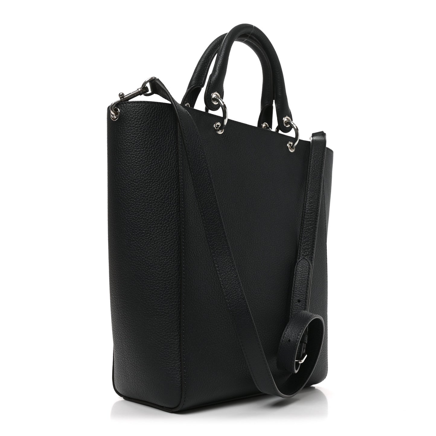 Classic Grain Small Maple Tote Black