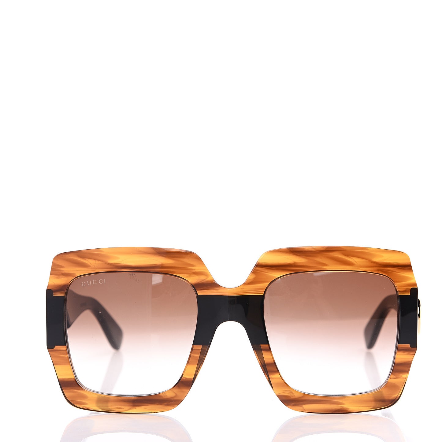 Square Frame GG0178S Sunglasses Havana