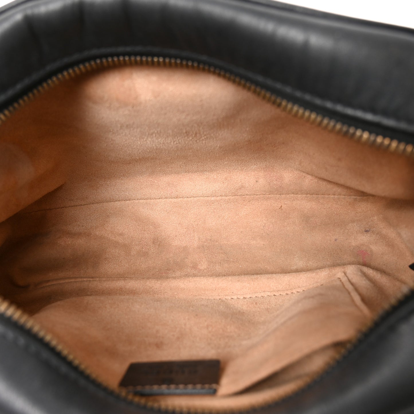 Calfskin Matelasse Small GG Marmont Chain Shoulder Bag Black