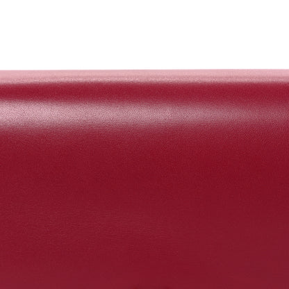 Saint Laurent Box Calfskin Mini Voltaire Shoulder Bag Burgundy 9 of 12