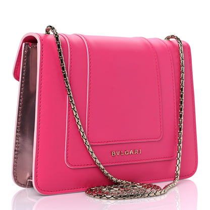 Bulgari Calfskin Metallic Calfskin Serpenti Forever Marble Star Adorned Crossbody Bag Flash Amethyst 2 of 11