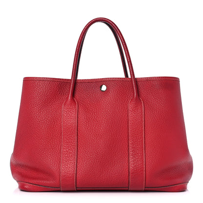 Hermes Vache Country Garden Party 36 MM Rouge Casaque 1 of 15