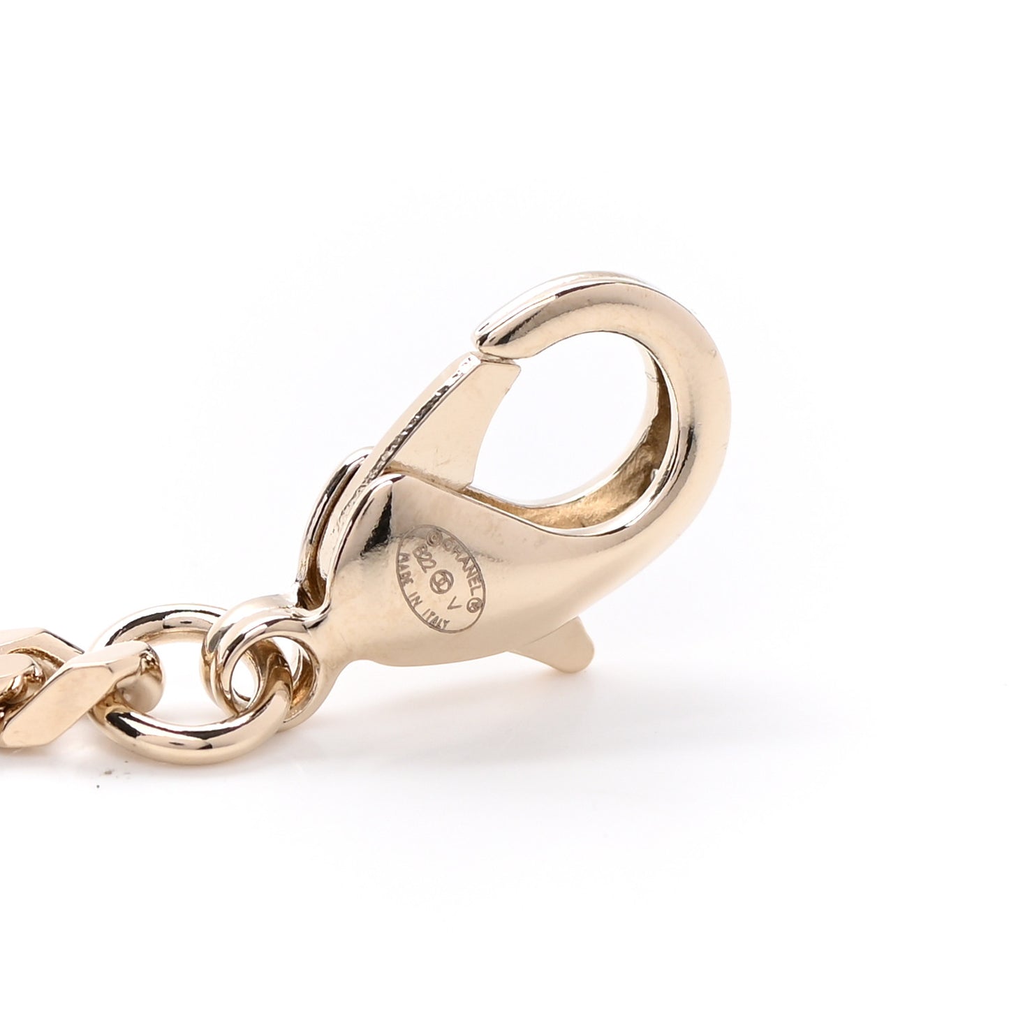 Crystal Chain CC Choker Gold Silver