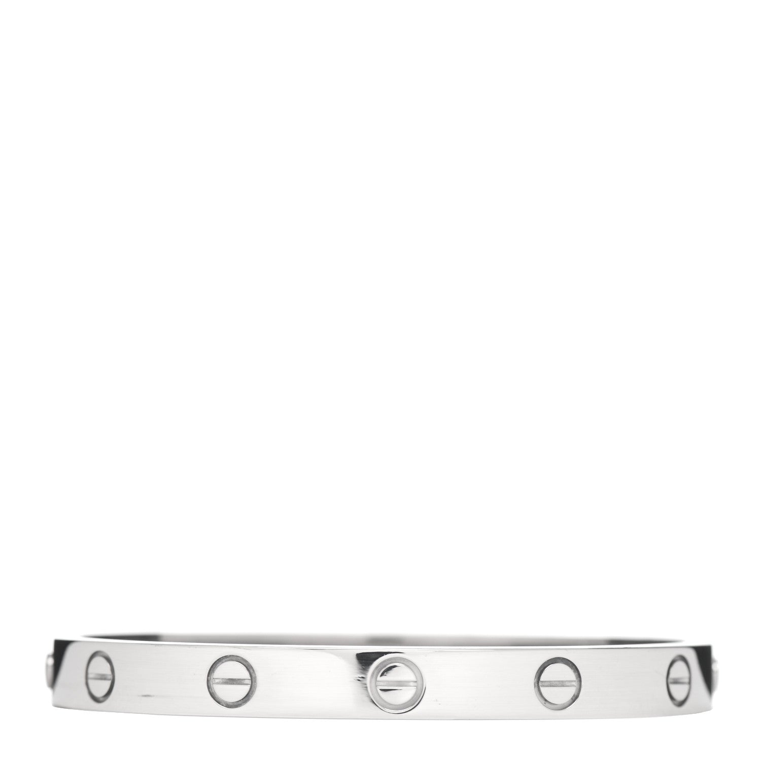 Cartier 18K White Gold LOVE Bracelet 16 3 of 6