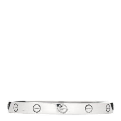 Cartier 18K White Gold LOVE Bracelet 16 3 of 6