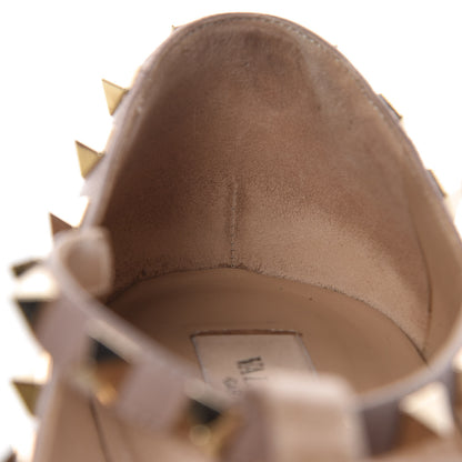 Valentino Garavani Calfskin Rockstud Cage Ballerina Flats 40 Light Ivory Poudre 15 of 16