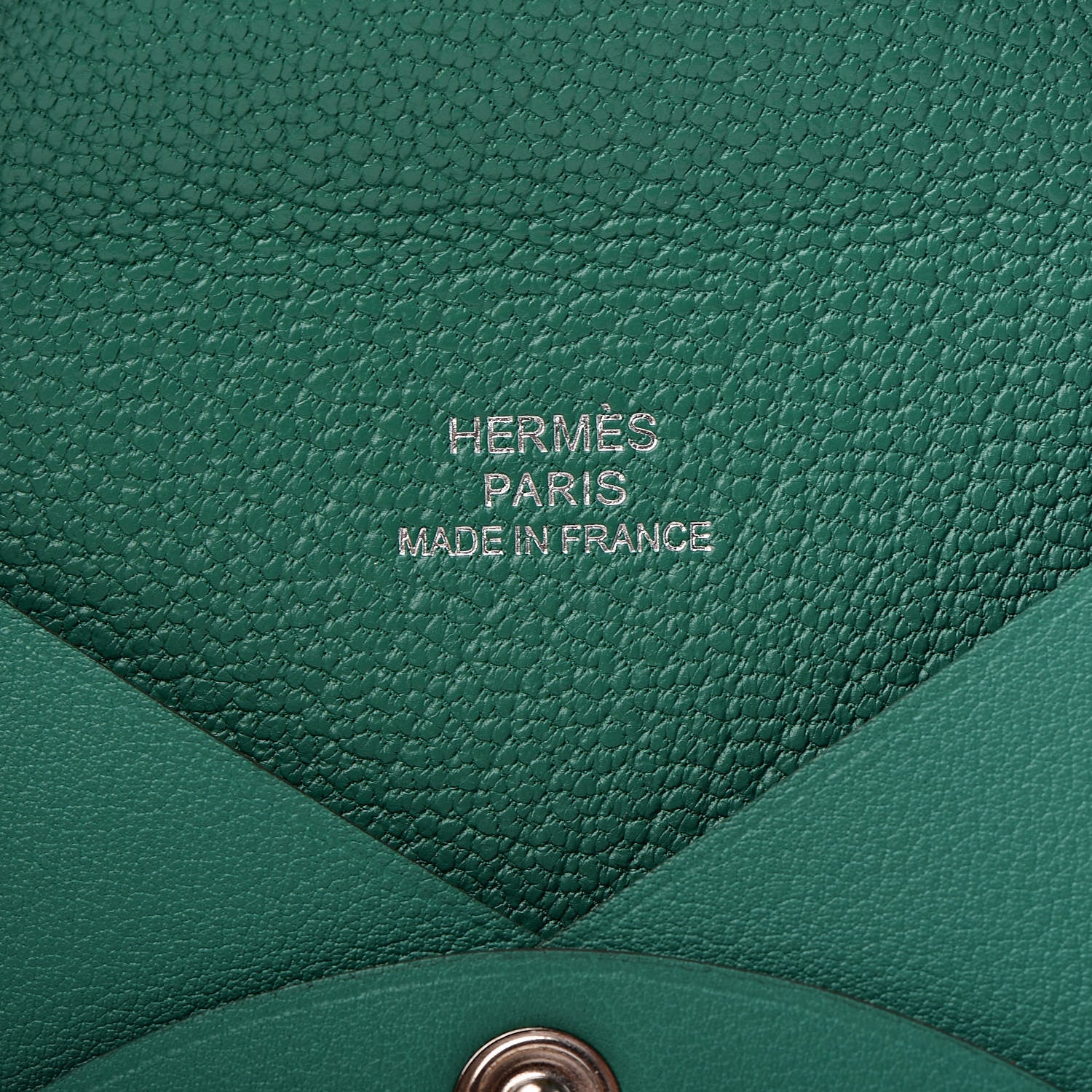 Hermes Evercolor Calvi Robot Card Case Vert Vertigo 6 of 10