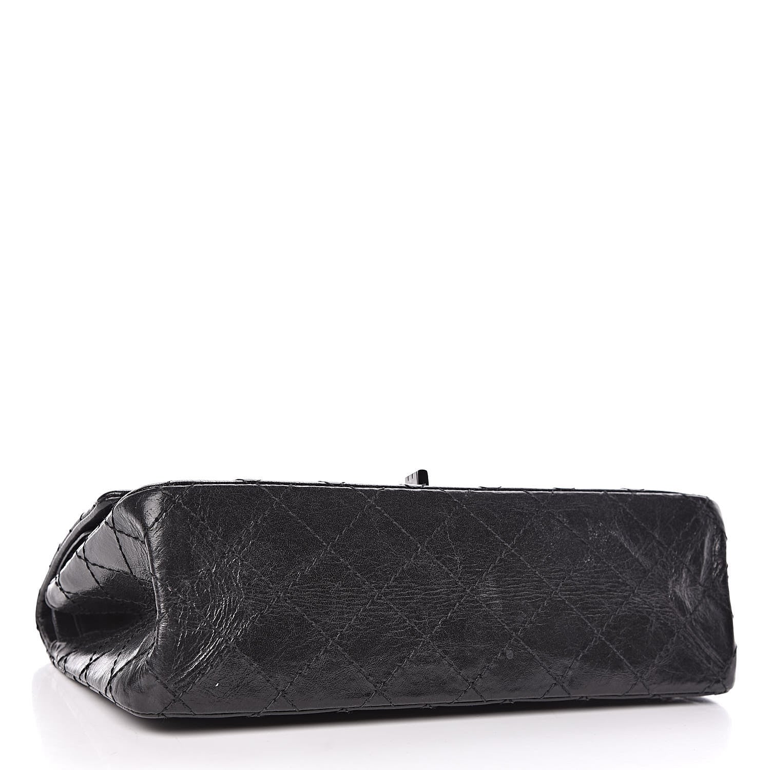 Chanel Aged Calfskin Quilted 2.55 Reissue 225 Flap So Black 4 of 11