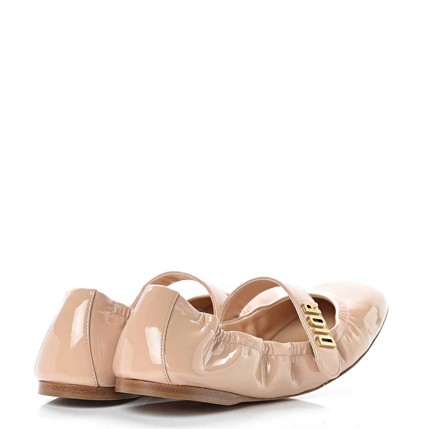 Patent Baby-D Ballet Flats 38.5 Nude
