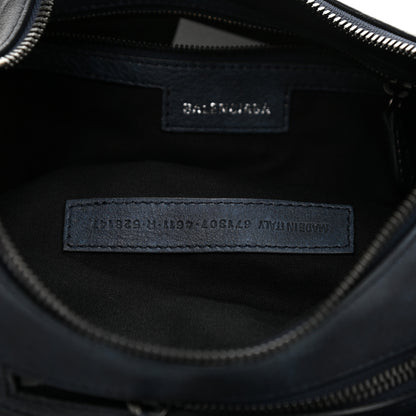 Balenciaga Used Calfskin Small Le Cagole Shoulder Bag Navy 7 of 9