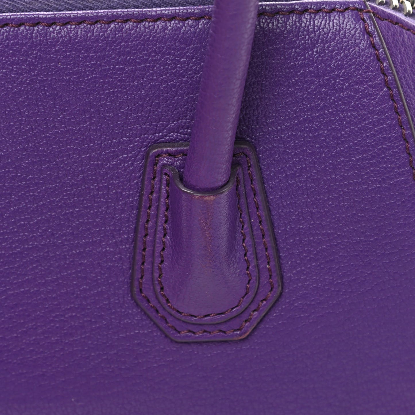 Sugar Goatskin Mini Antigona Purple
