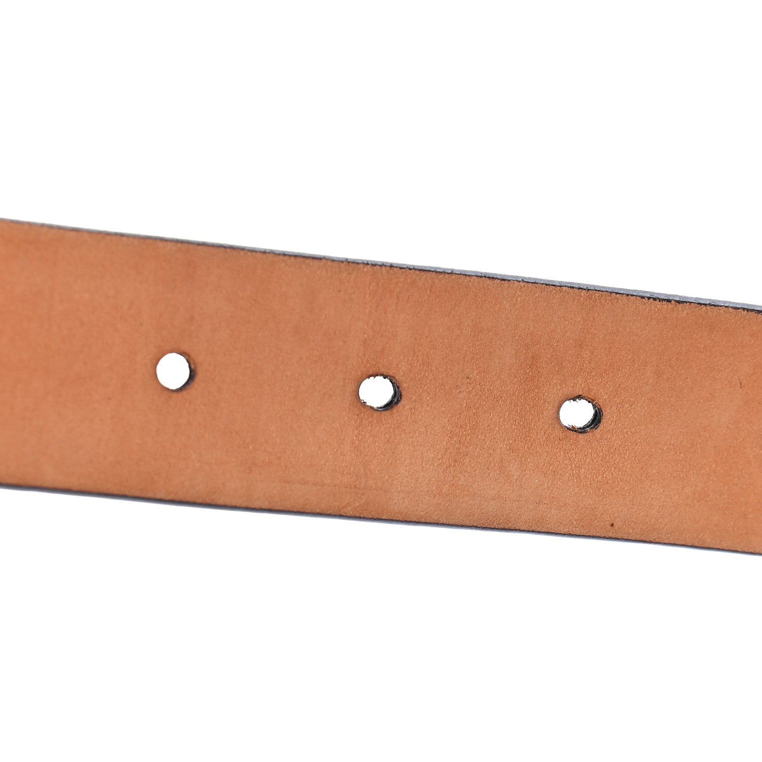 Louis Vuitton Calfskin Ceinture LV Stamped Belt 85 34 Black 6 of 6