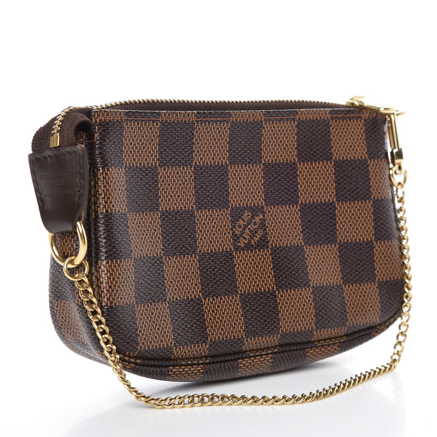 Louis Vuitton Damier Ebene Complice Trunks and Bags Mini Pochette Accessories Red 3 of 9