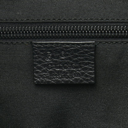 Gucci Denim Monogram Web Large Carry On Duffle Bag Black 6 of 10