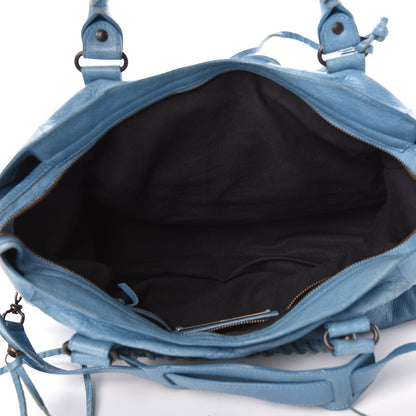 Balenciaga Agneau Classic Hardware City Bleu Indigo 5 of 16