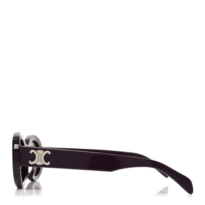 Celine Acetate Triomphe 01 Sunglasses CL 40194U Burgundy 3 of 7