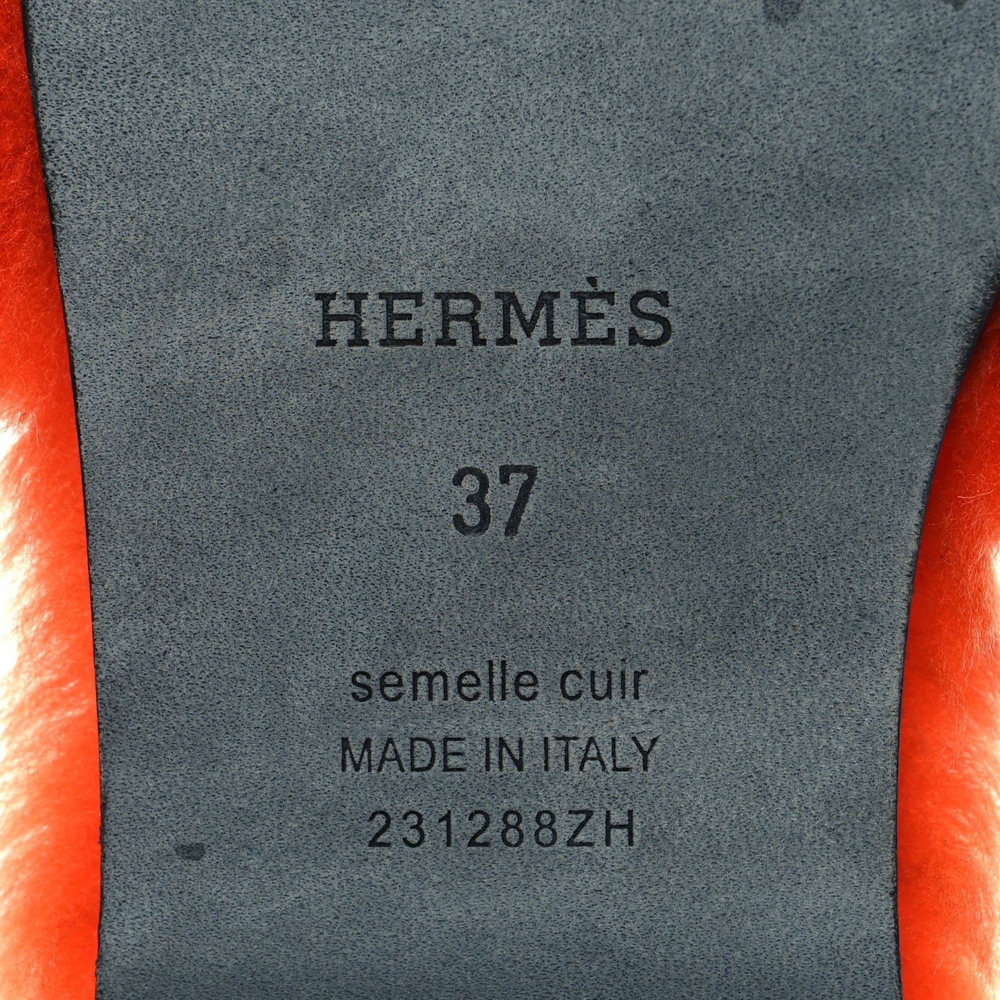 Woolskin Oran Sandals 37 Orange