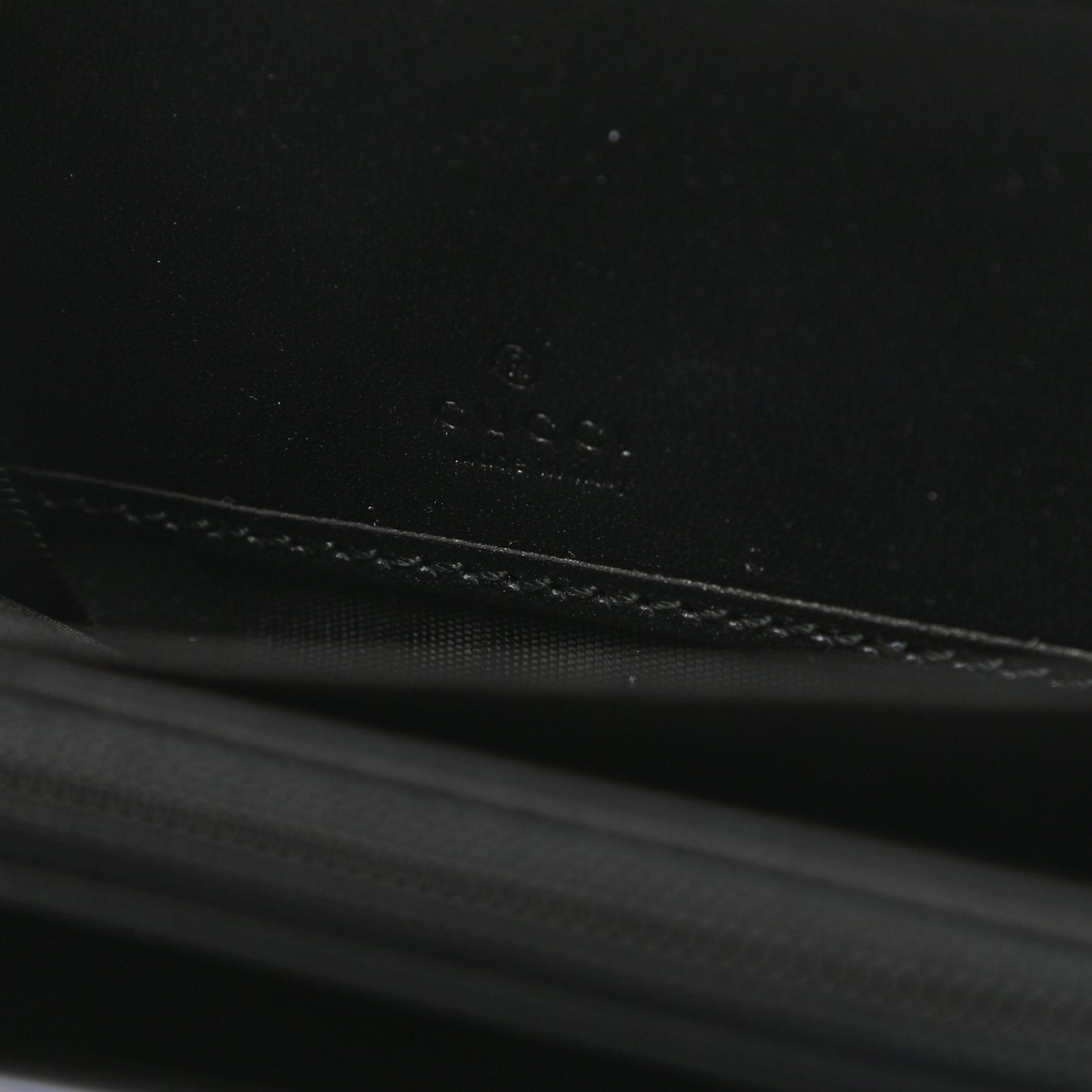 GG Supreme Monogram Kingsnake Zip Around Wallet Black