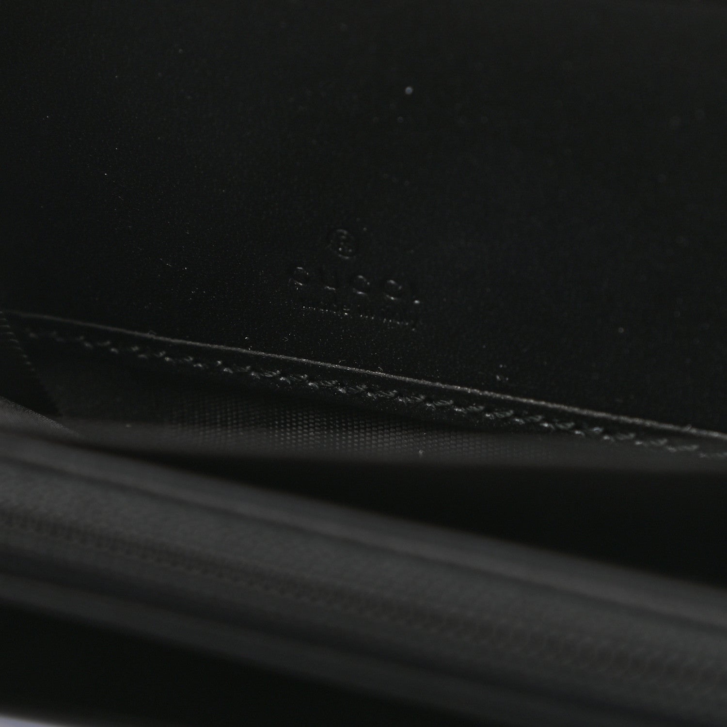 Gucci GG Supreme Monogram Kingsnake Zip Around Wallet Black 6 of 7