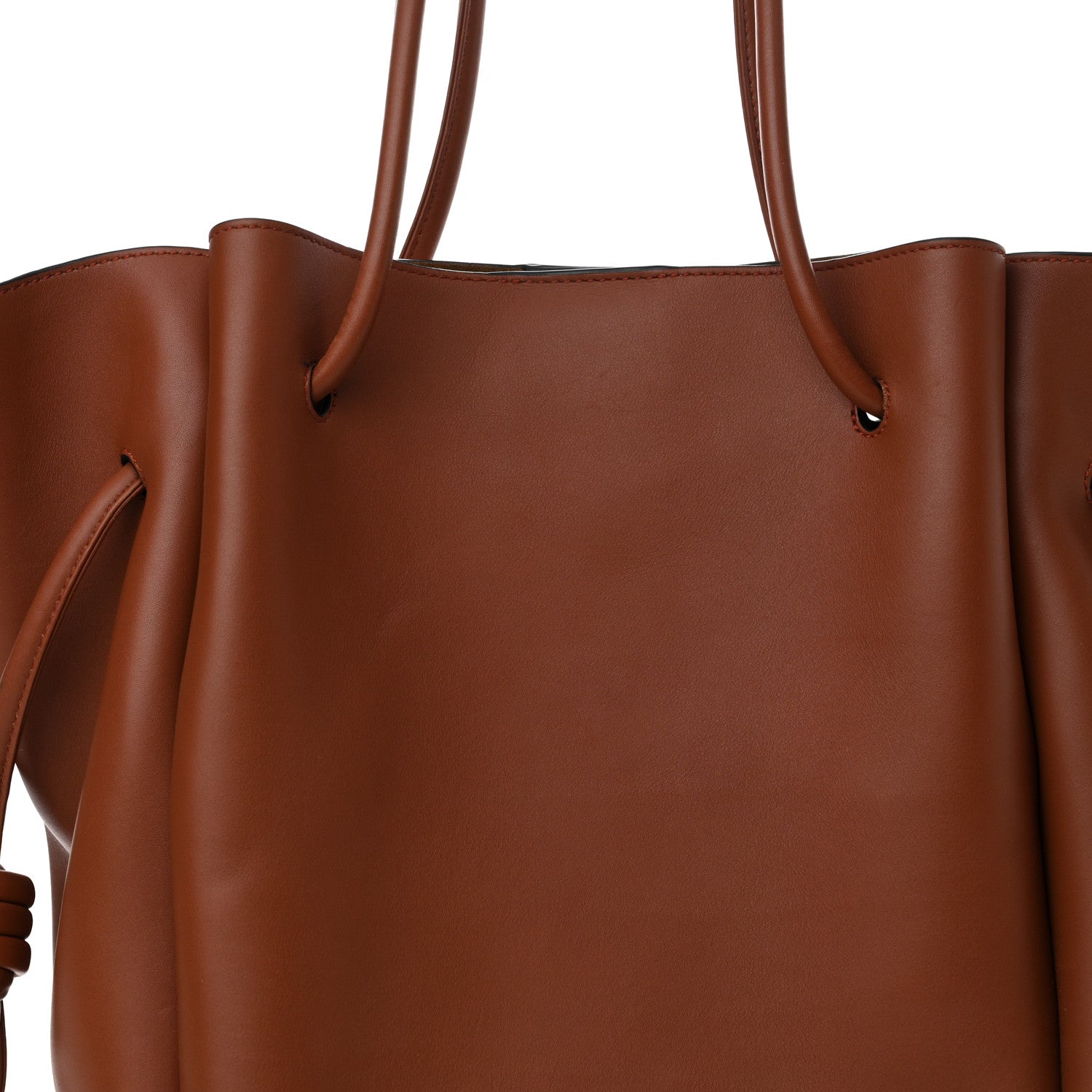 Loewe Calfskin Medium Flamenco Knot Bag Rust 8 of 14