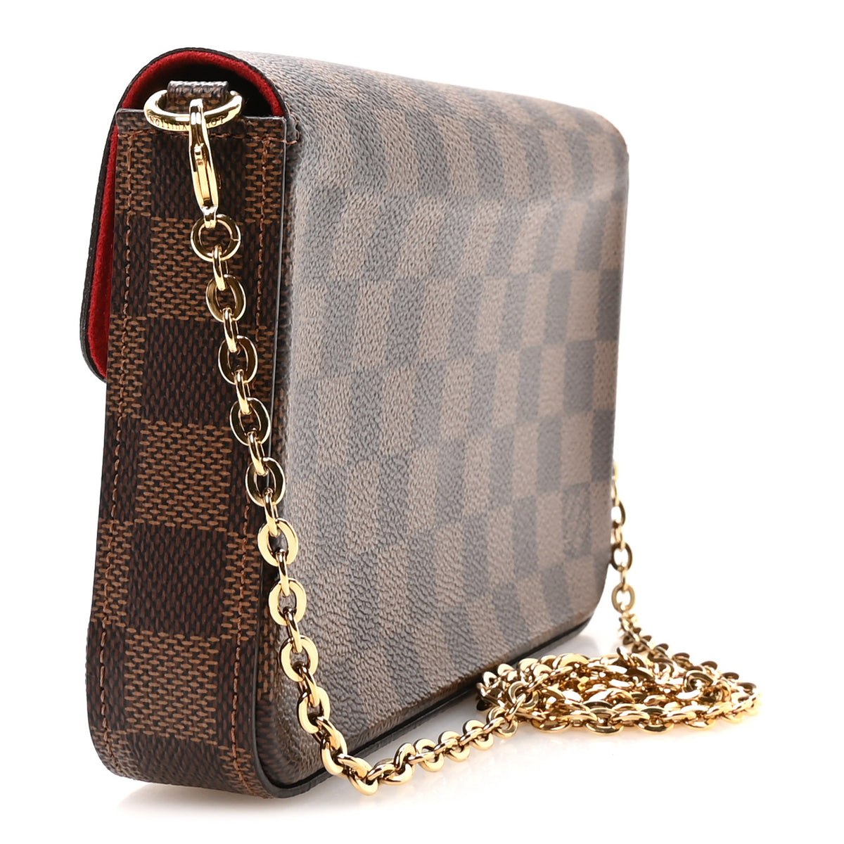 Damier Ebene Pochette Felicie Chain Wallet
