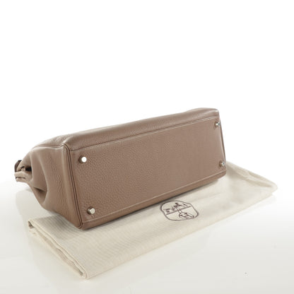 Hermes Taurillon Clemence Kelly Retourne 35 Etoupe 5 of 20