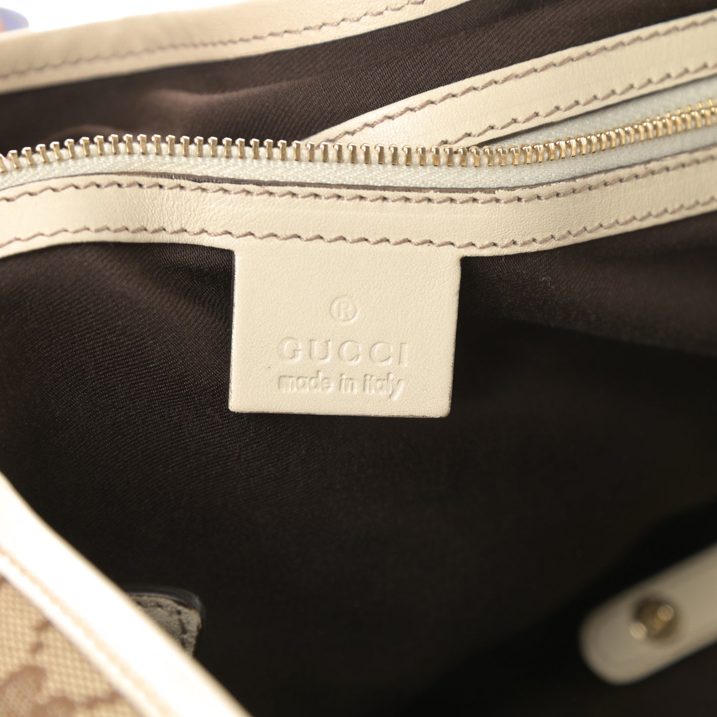 Monogram Small Pelham Shoulder Bag Off White