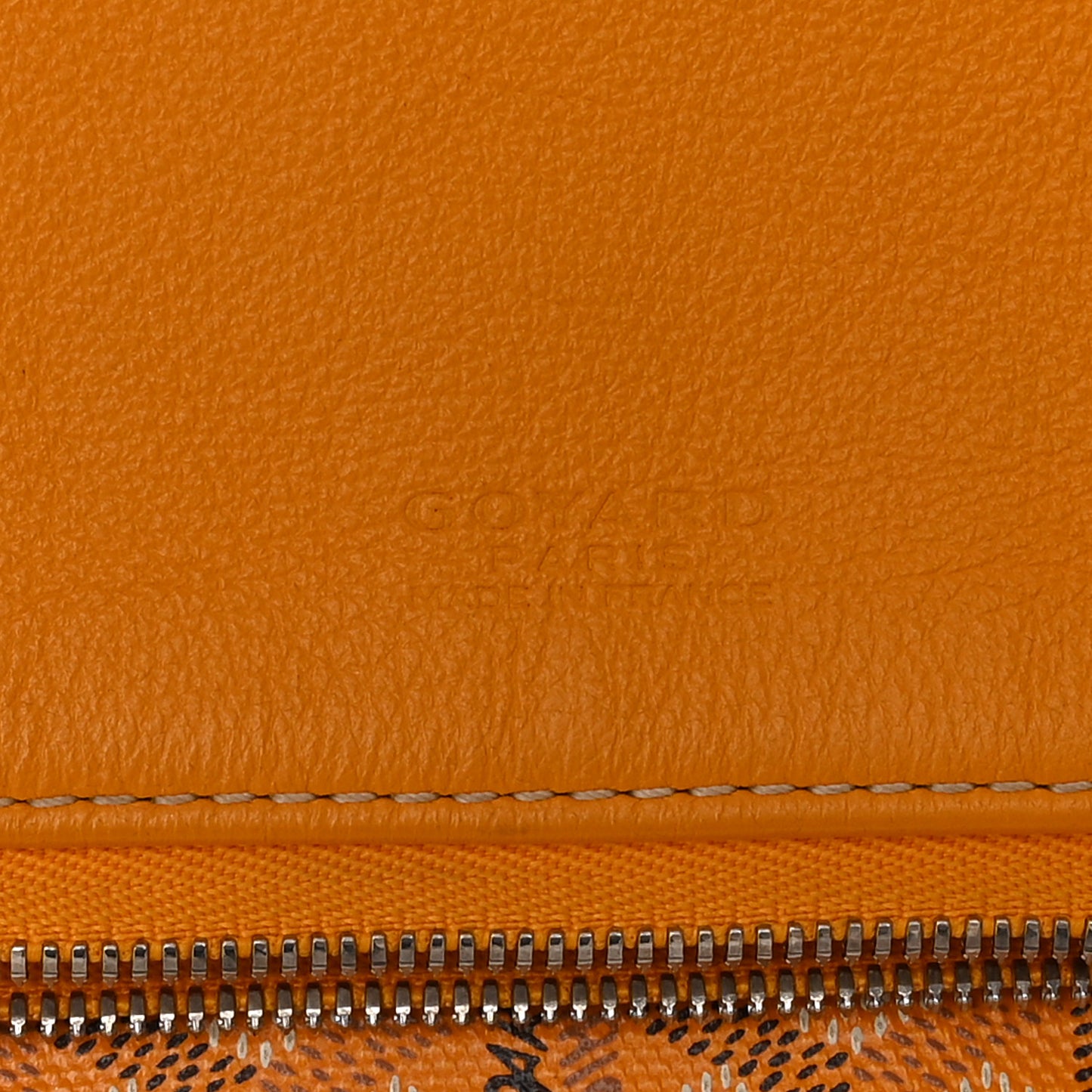 Goyardine Sainte Marie Soft Clutch Yellow