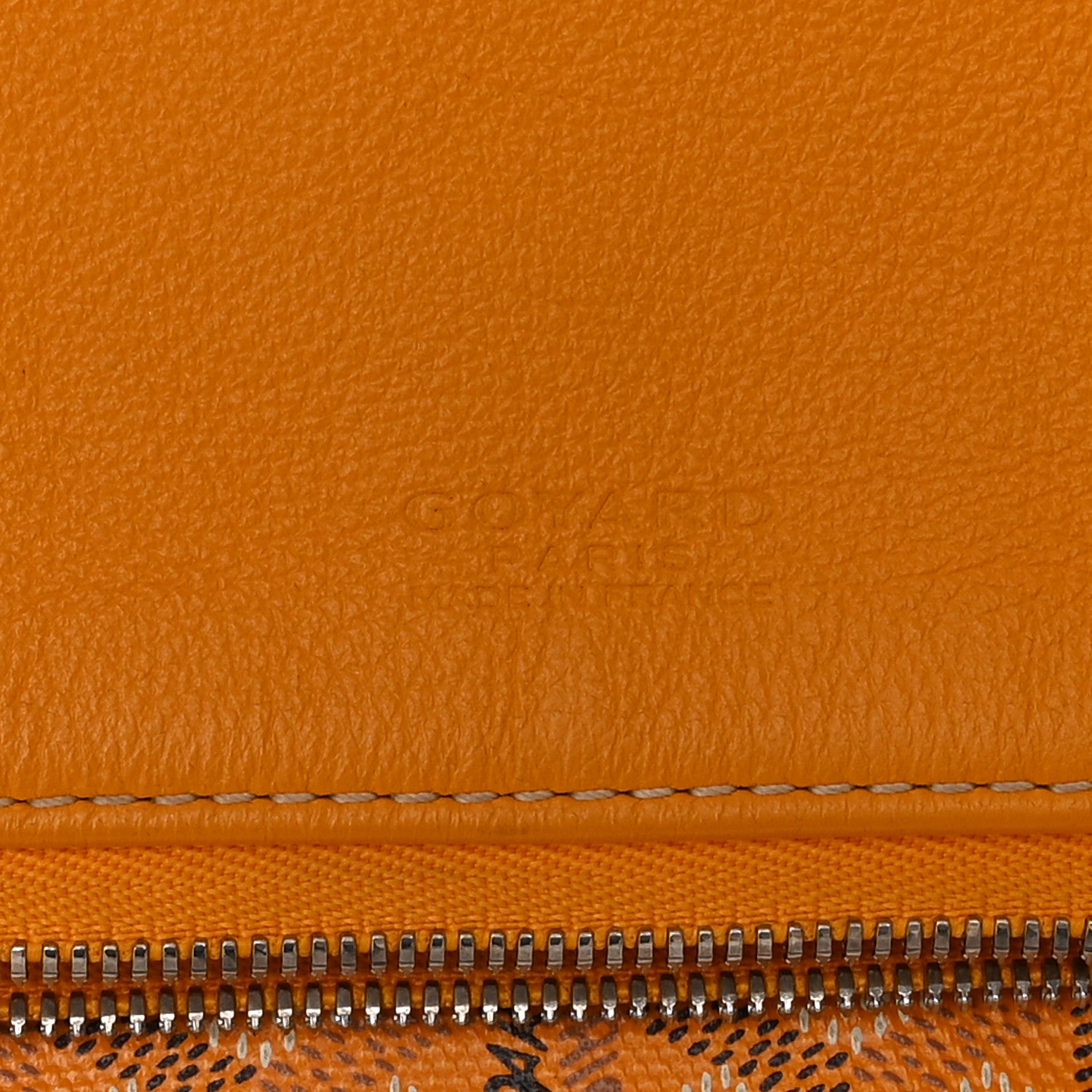 Goyard Goyardine Sainte Marie Soft Clutch Yellow 6 of 12