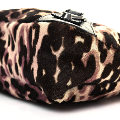 Balenciaga Pony Hair Leopard Classic City Black 10 of 10