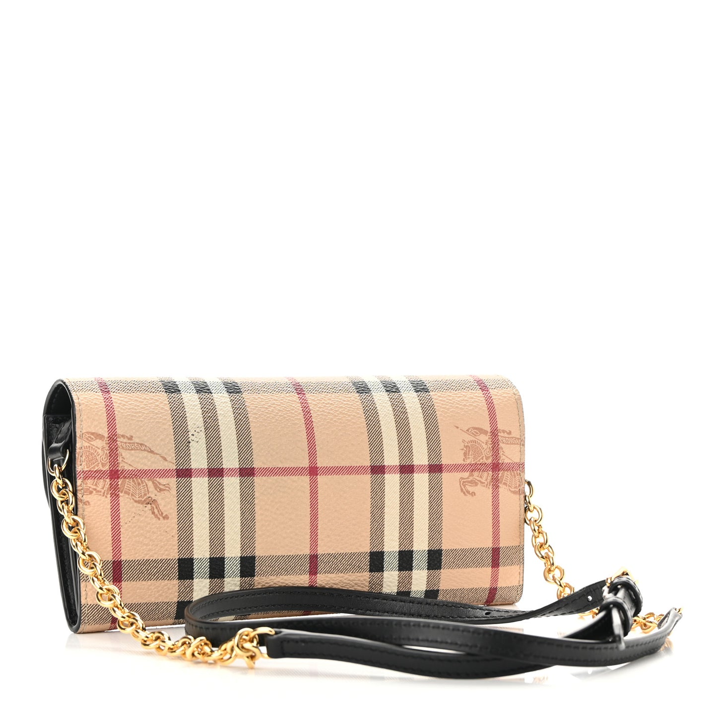 Haymarket Check Henley Wallet On Chain Black