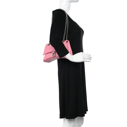 Balenciaga Crushed Calfskin Quilted Small Crush Chain Bag Sweet Pink 2 of 10