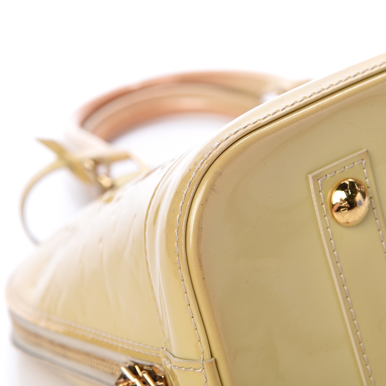 Louis Vuitton Vernis Alma PM Blanc Corail 8 of 24