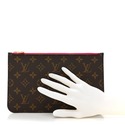 Louis Vuitton Monogram Neverfull MM GM Pochette Pivoine 2 of 11