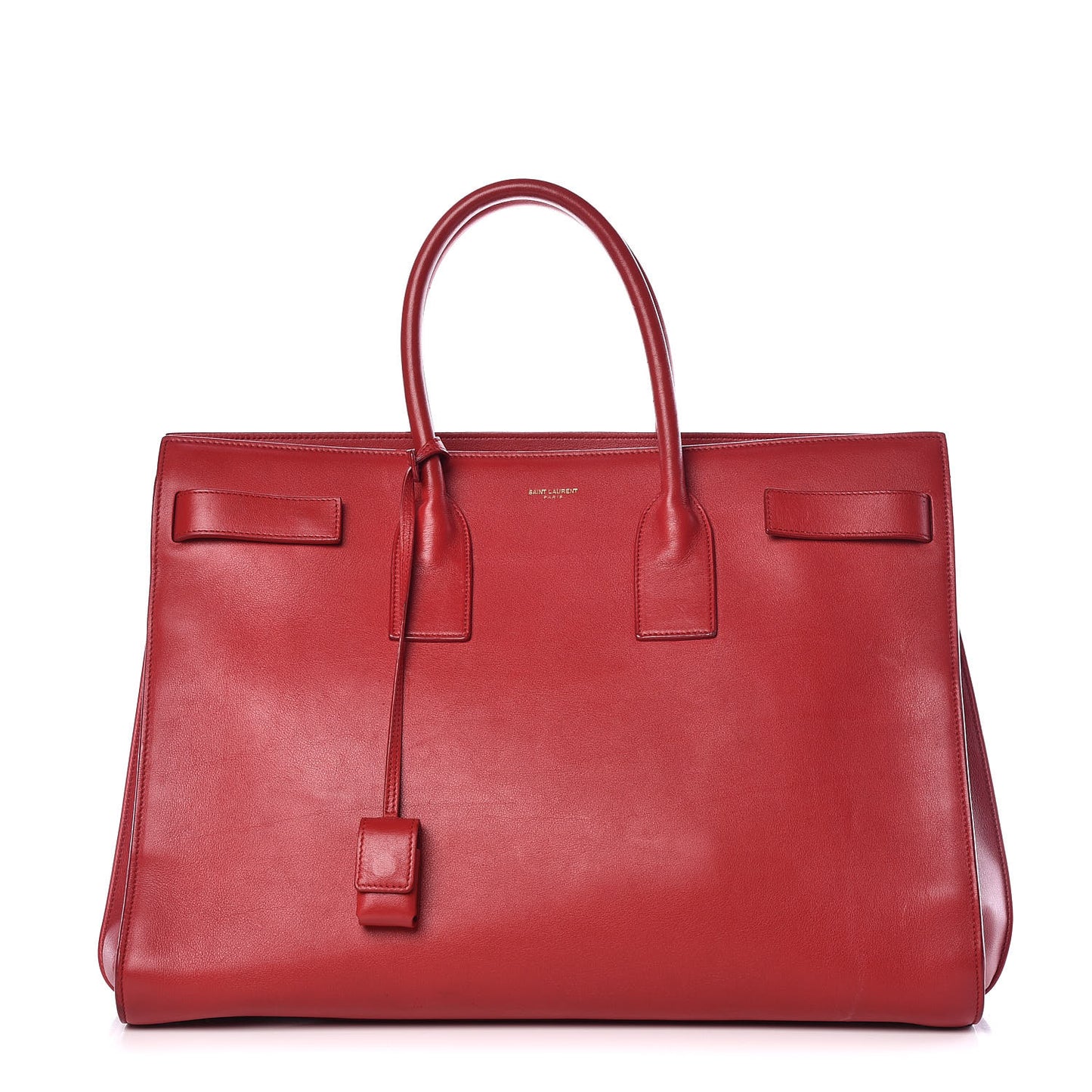 Calfskin Large Sac de Jour Carryall Rouge Orient