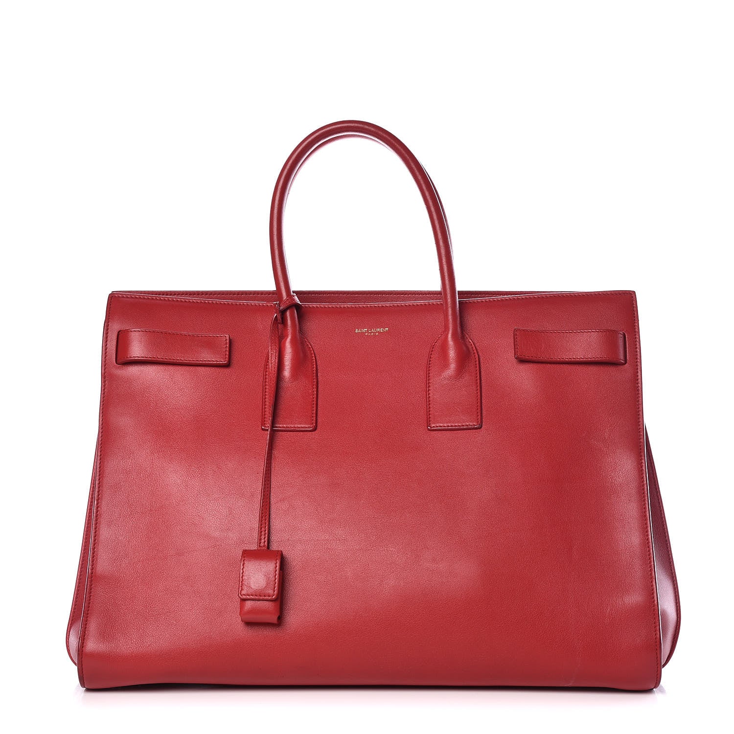 Saint Laurent Calfskin Large Sac de Jour Carryall Rouge Orient 1 of 22