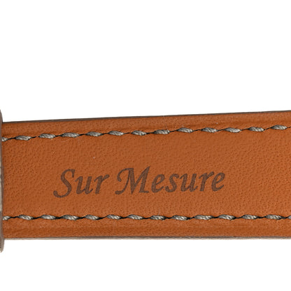 Hermes Shiny Alligator 23mm Cape Cod Watch Strap Pearl Grey 6 of 7